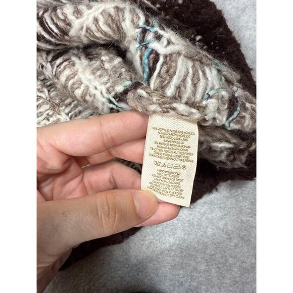 Free People Womens Size M Oversized Pullover Knit Sweater - Picture 6 of 12